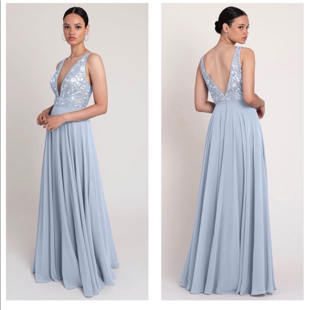 Jenny Yoo Kinsley Dress in Whisper Blue